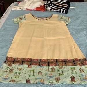 100% linen dress